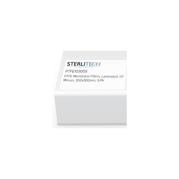 PTFE  Laminated Membrane Filters, 1.0 Micron: 300 x 300mm, PK5